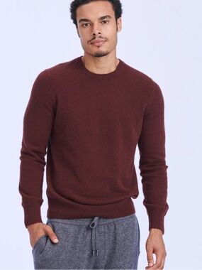 NEW NAADAM The Original Cashmere Crewneck Sweater Mens size:small